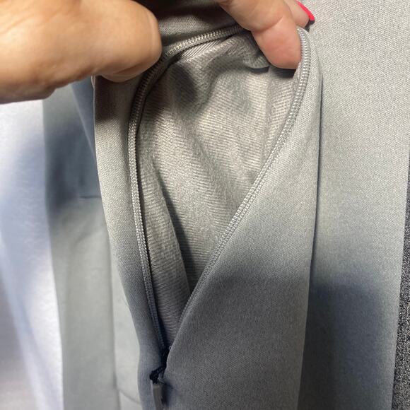 Adidas Athletics Id Amp Green Gray Hoodie men sz M - Picture 4 of 9